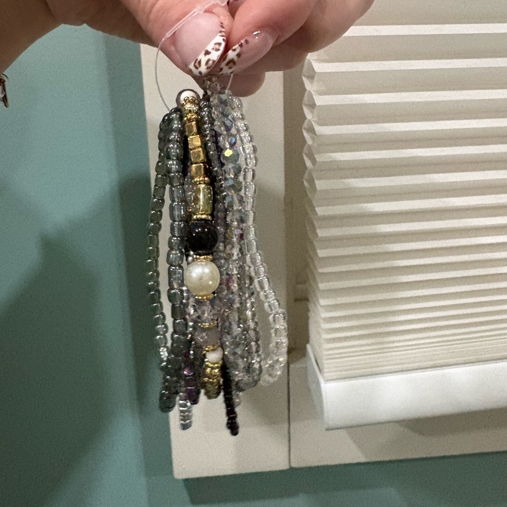 Multicolor Beaded Bracelets Set